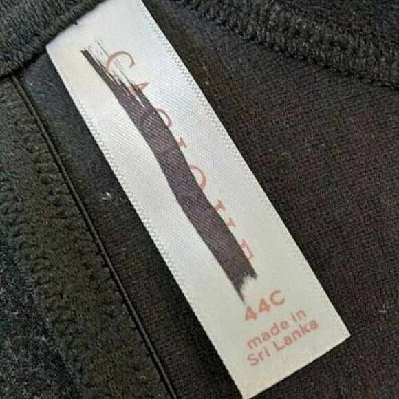 Lane Bryant Cacique Bra Lightly Lined T Shirt Cotton Blend Plus 44C Black NEW - Picture 3 of 8